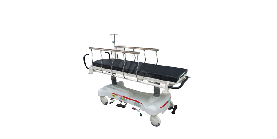 豪華液壓升降平車SLV-B4308 Luxurious Hydraulic Rise-and-Fall Stretcher Cart 豪華液壓升降平車SLV-B4308 Luxurious Hydraulic Rise-and-Fall Stretcher Cart