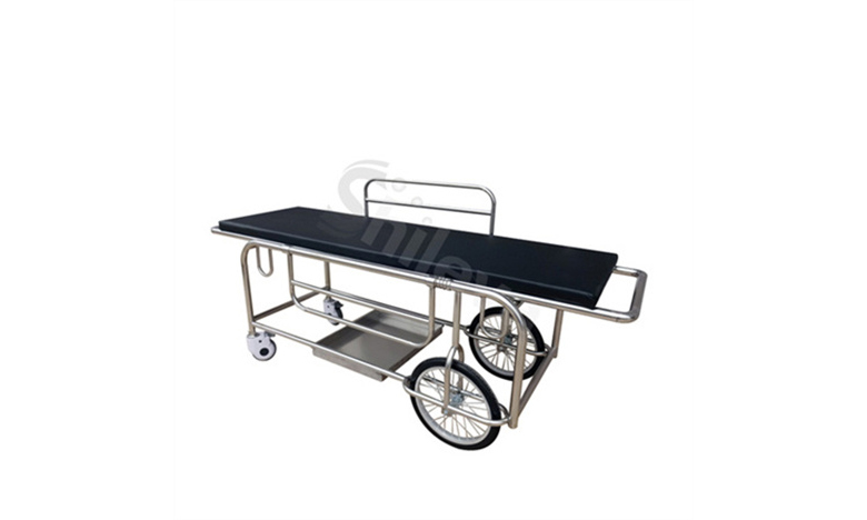 不銹鋼擔架車SLV-B4307S Stainless-steel Stretcher with Four Castors