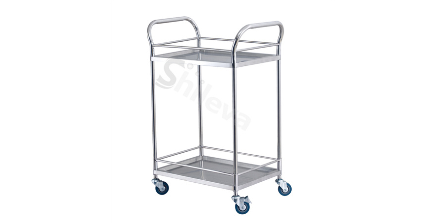 兩層器械車SLV-C4001 Treatment Trolley with two shelves 兩層器械車SLV-C4001 Treatment Trolley with two shelves